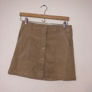 Forever 21 Corduroy Skirt with Pockets